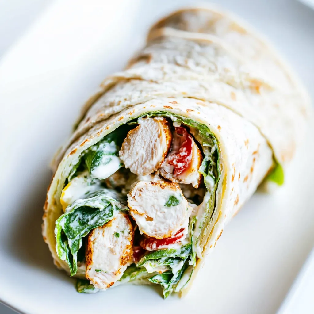 Chicken Caesar Wrap