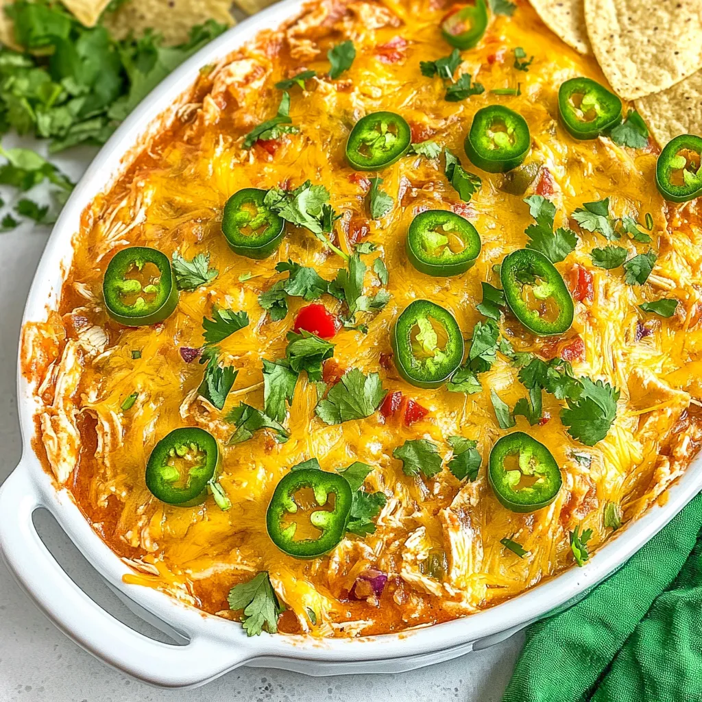 Chicken Enchilada Dip