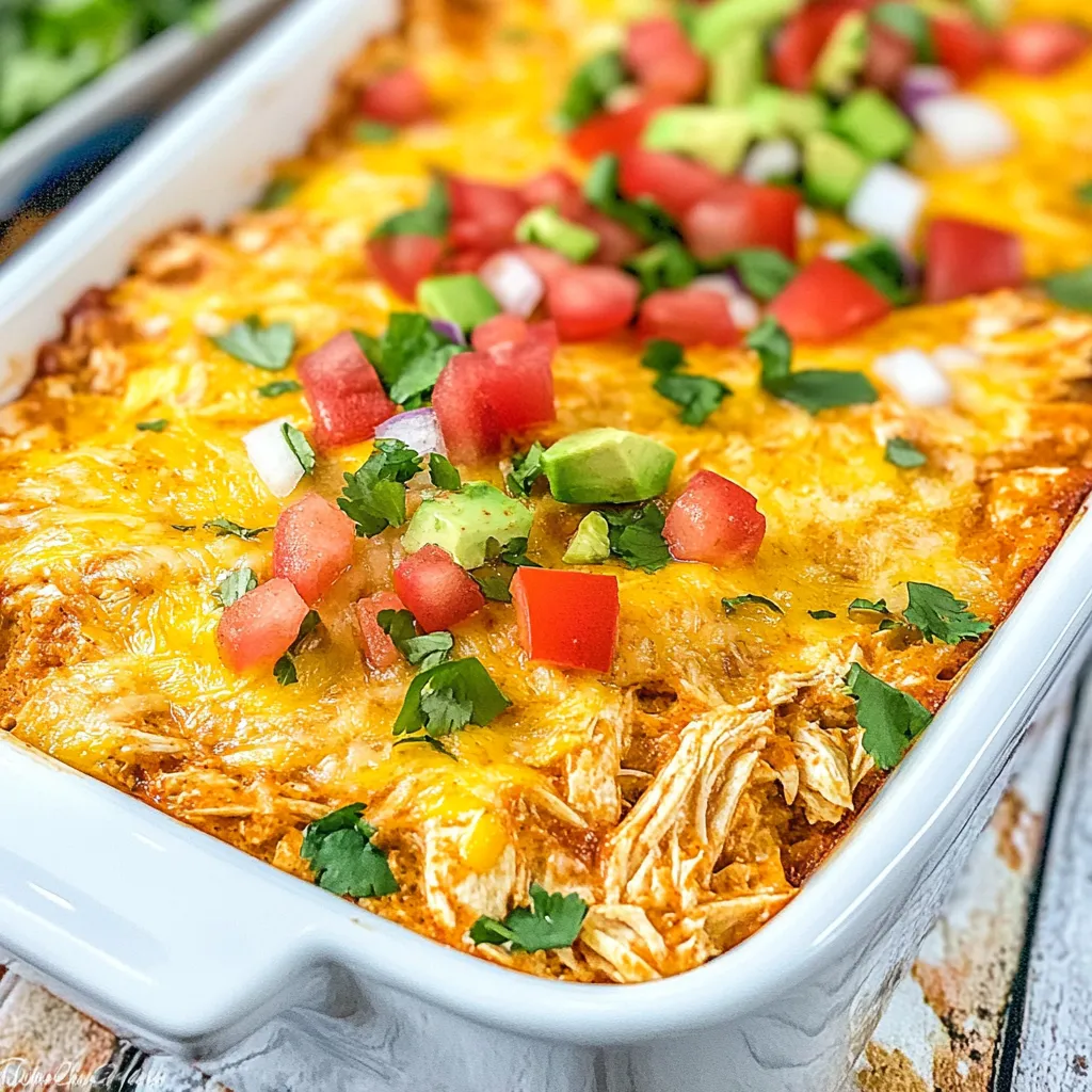 Chicken Enchilada Dip