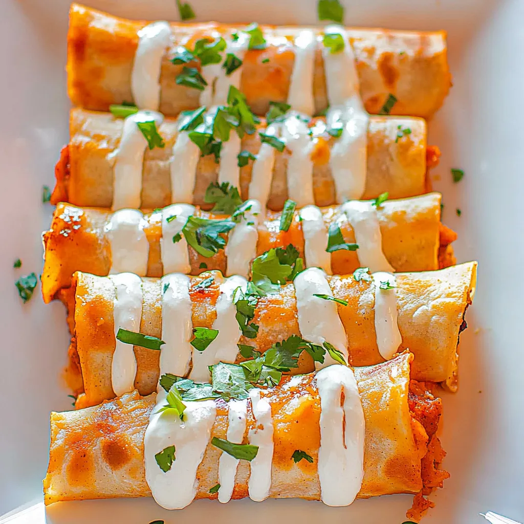 Chicken Enchilada Taquitos