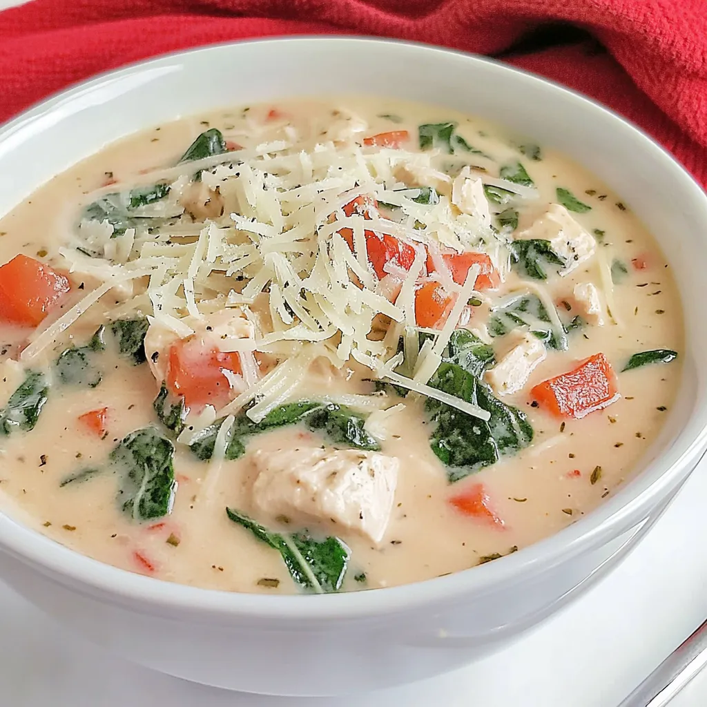 Chicken Florentine Soup