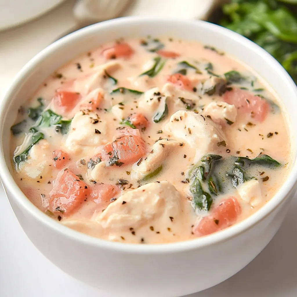 Chicken Florentine Soup