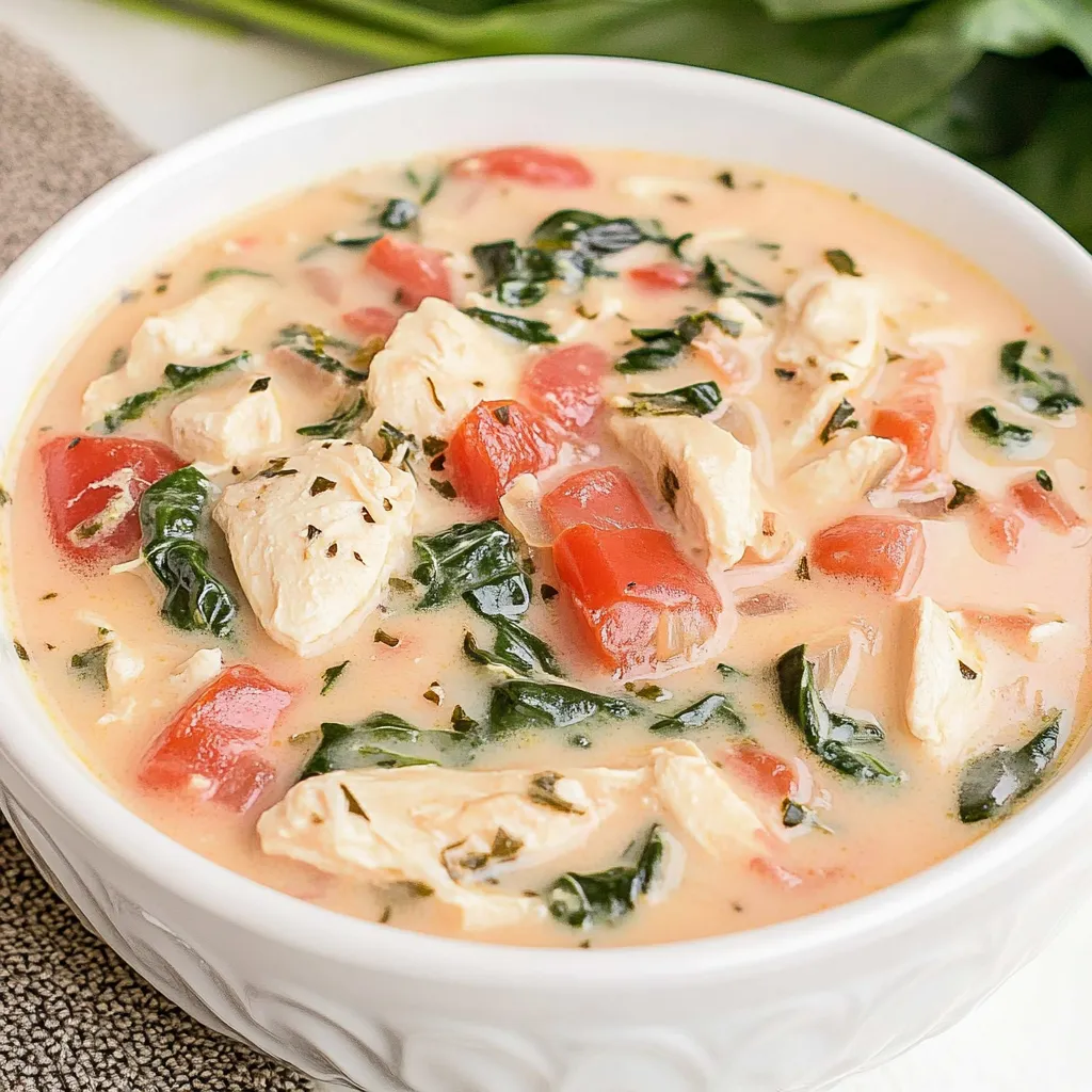Chicken Florentine Soup