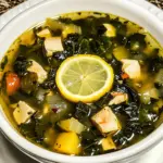 Chicken Soup with Collards and Lemon