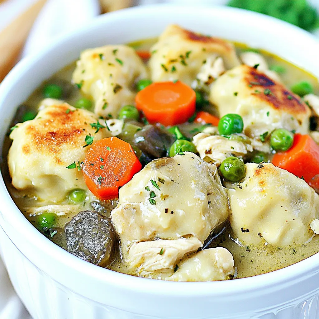 Chicken Stew with Dumplings