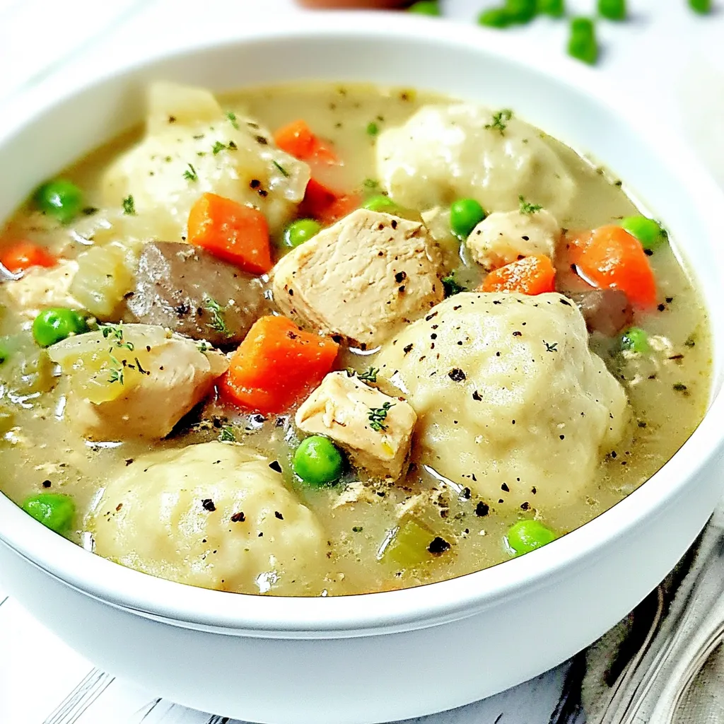 Chicken Stew with Dumplings