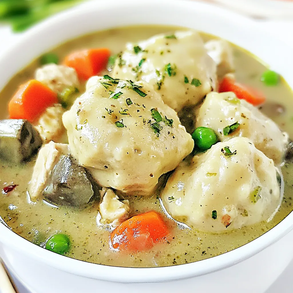 Chicken Stew with Dumplings