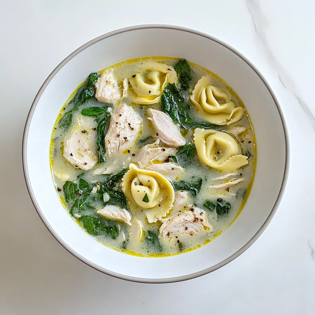 Chicken Tortellini Soup
