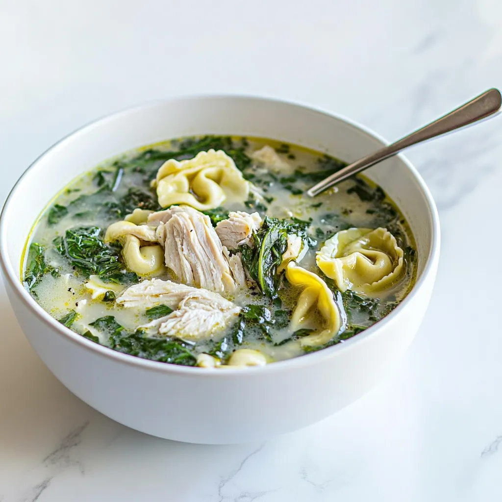 Chicken Tortellini Soup
