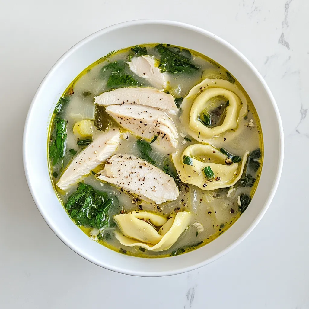 Chicken Tortellini Soup