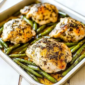 Chicken and Green Beans Sheet Pan Meal