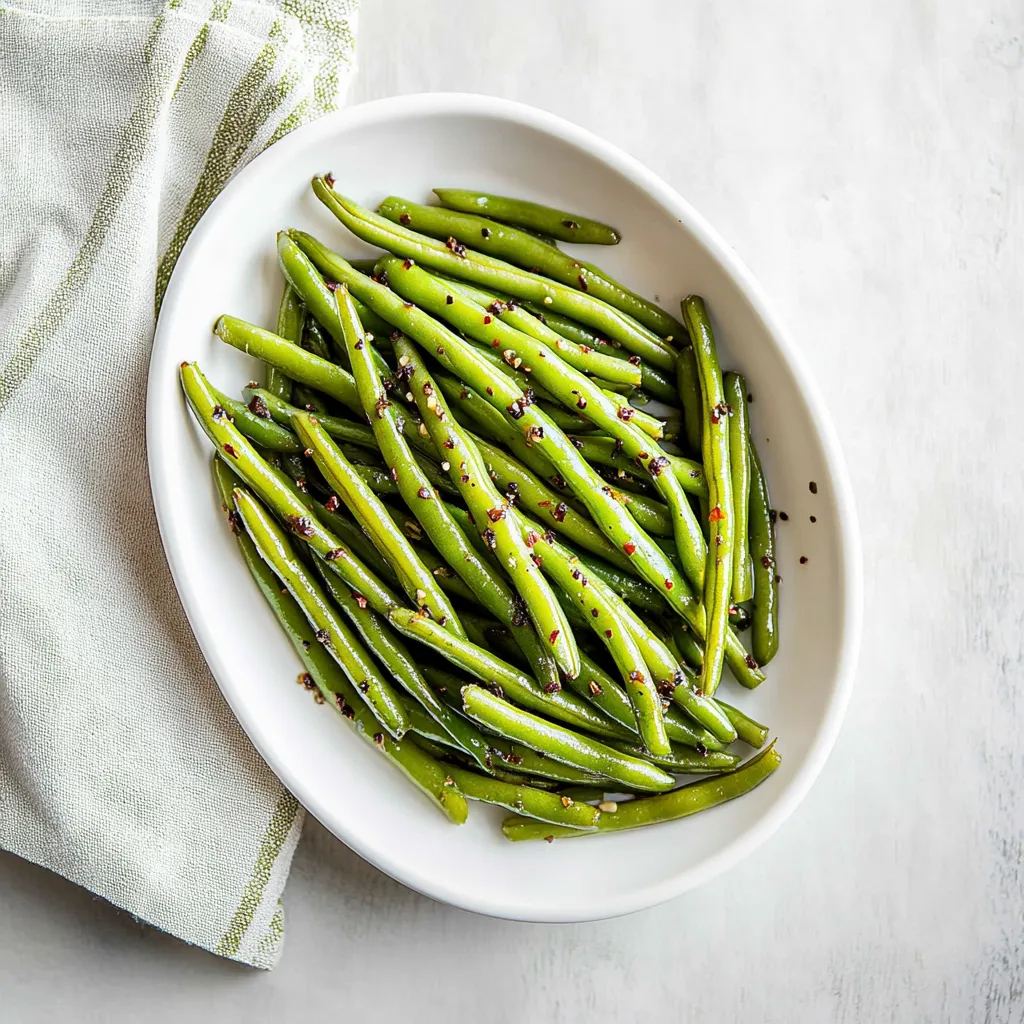 Chili Garlic Green Bean Recipe