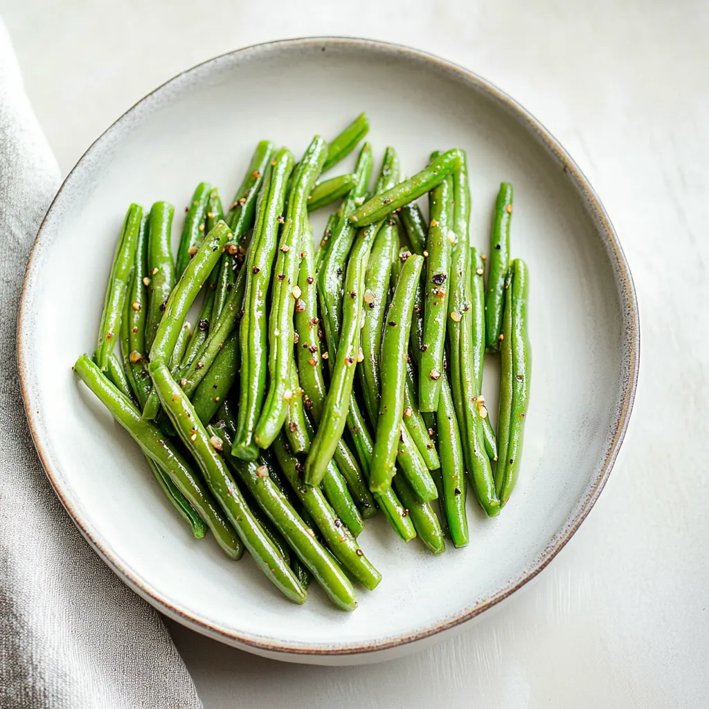 Chili Garlic Green Bean Recipe