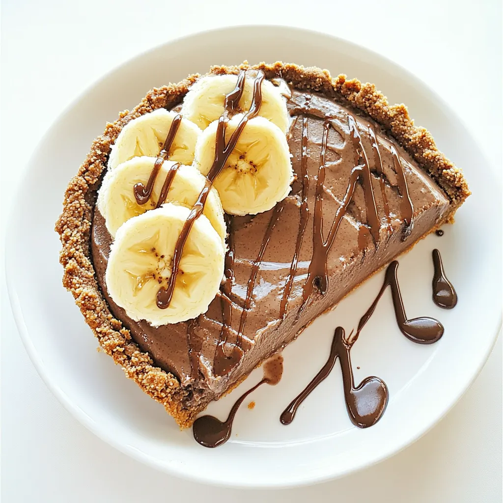 Chocolate Banana Ice Cream Pie