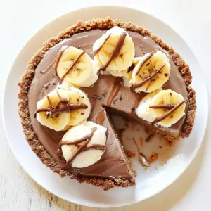 Chocolate Banana Ice Cream Pie