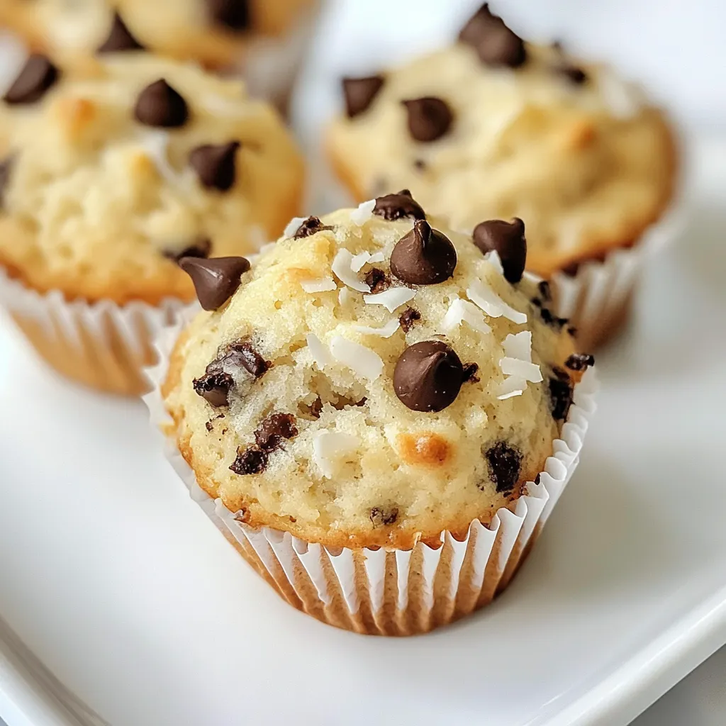 Chocolate Chip Coconut Muffins