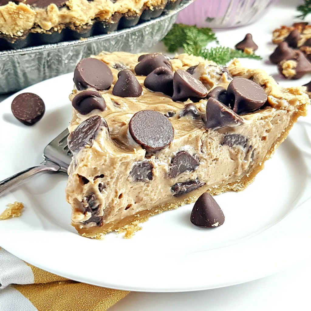 Chocolate Chip Peanut Butter Pie