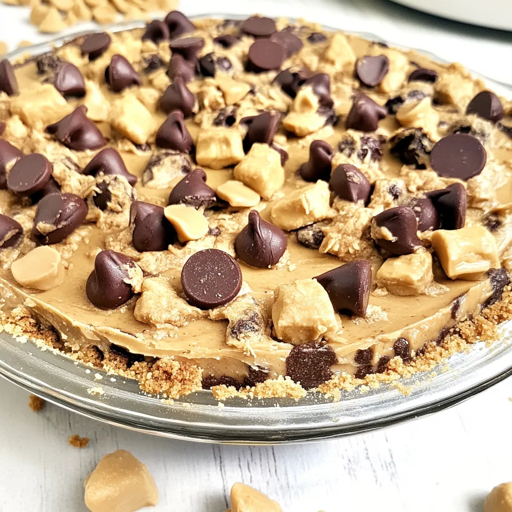 Chocolate Chip Peanut Butter Pie