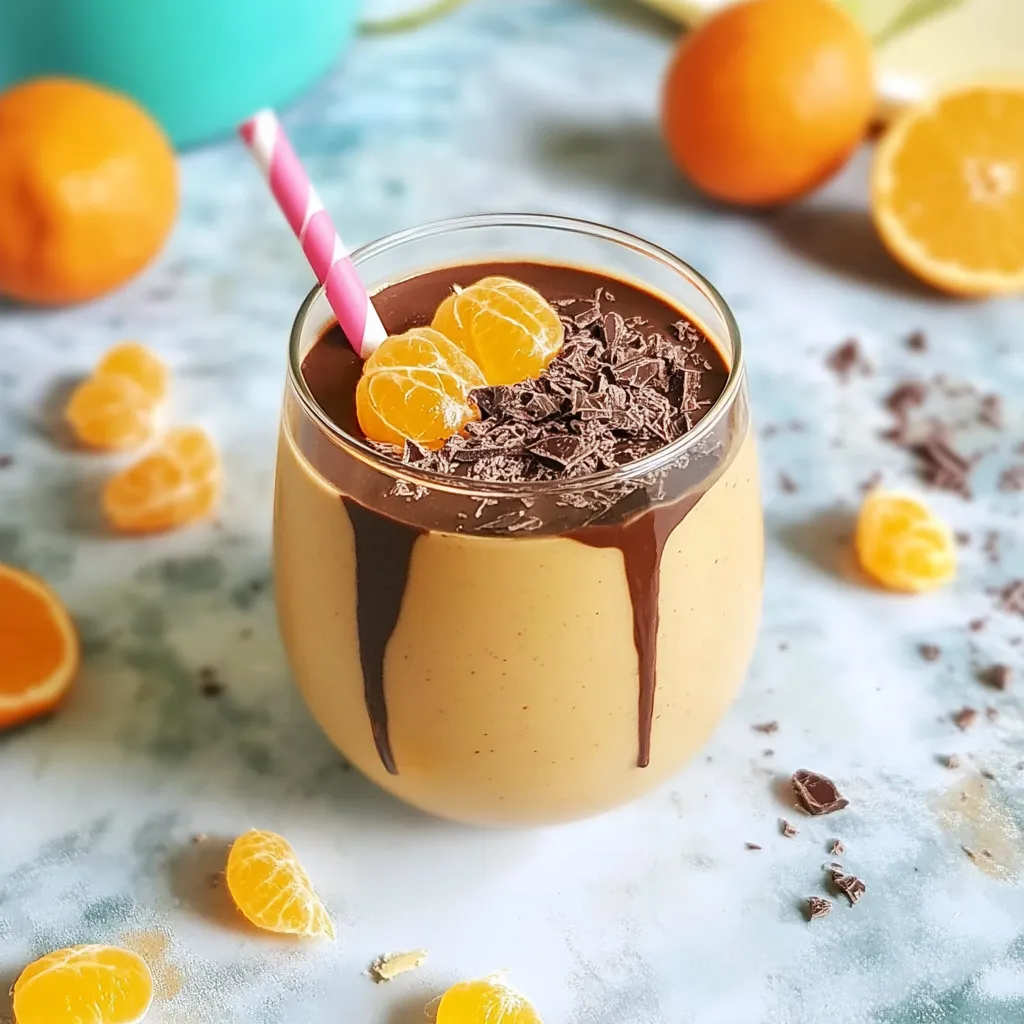 Chocolate Covered Clementine Smoothie
