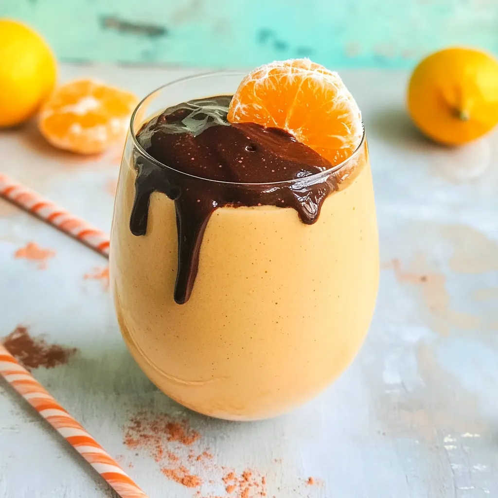 Chocolate Covered Clementine Smoothie