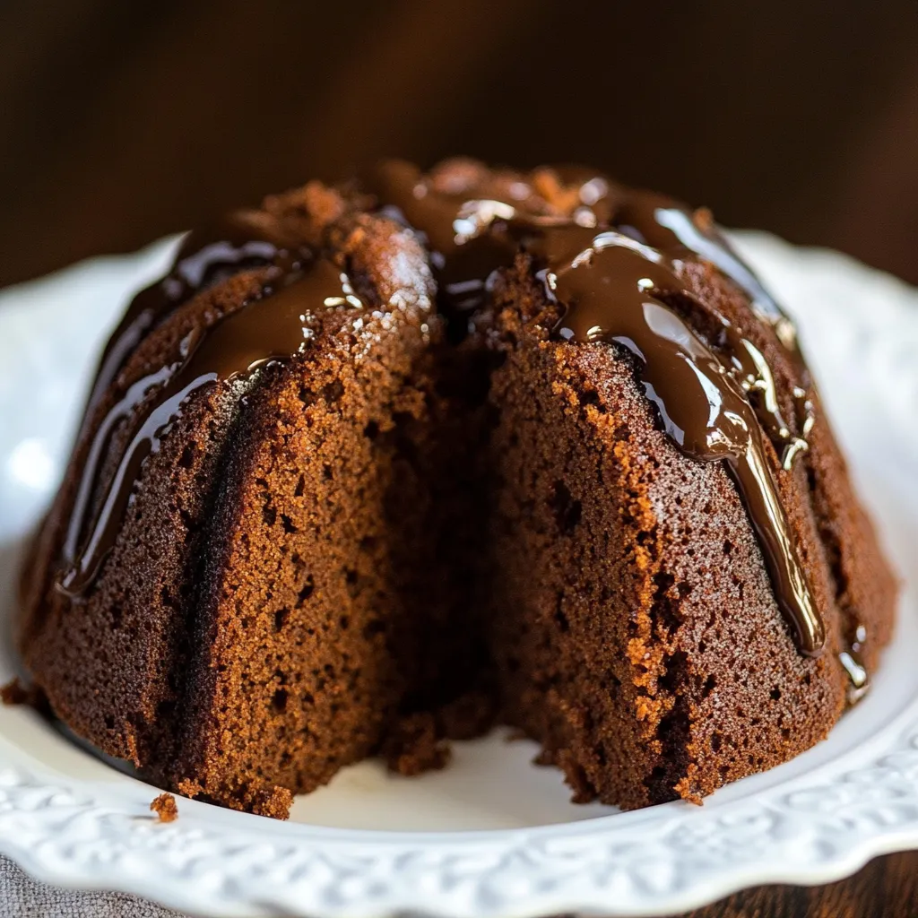 Chocolate Cream Cheese Pound Cake