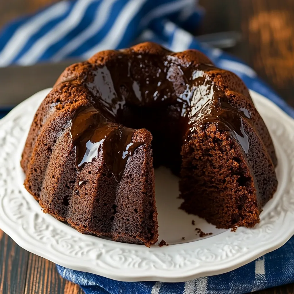 Chocolate Cream Cheese Pound Cake