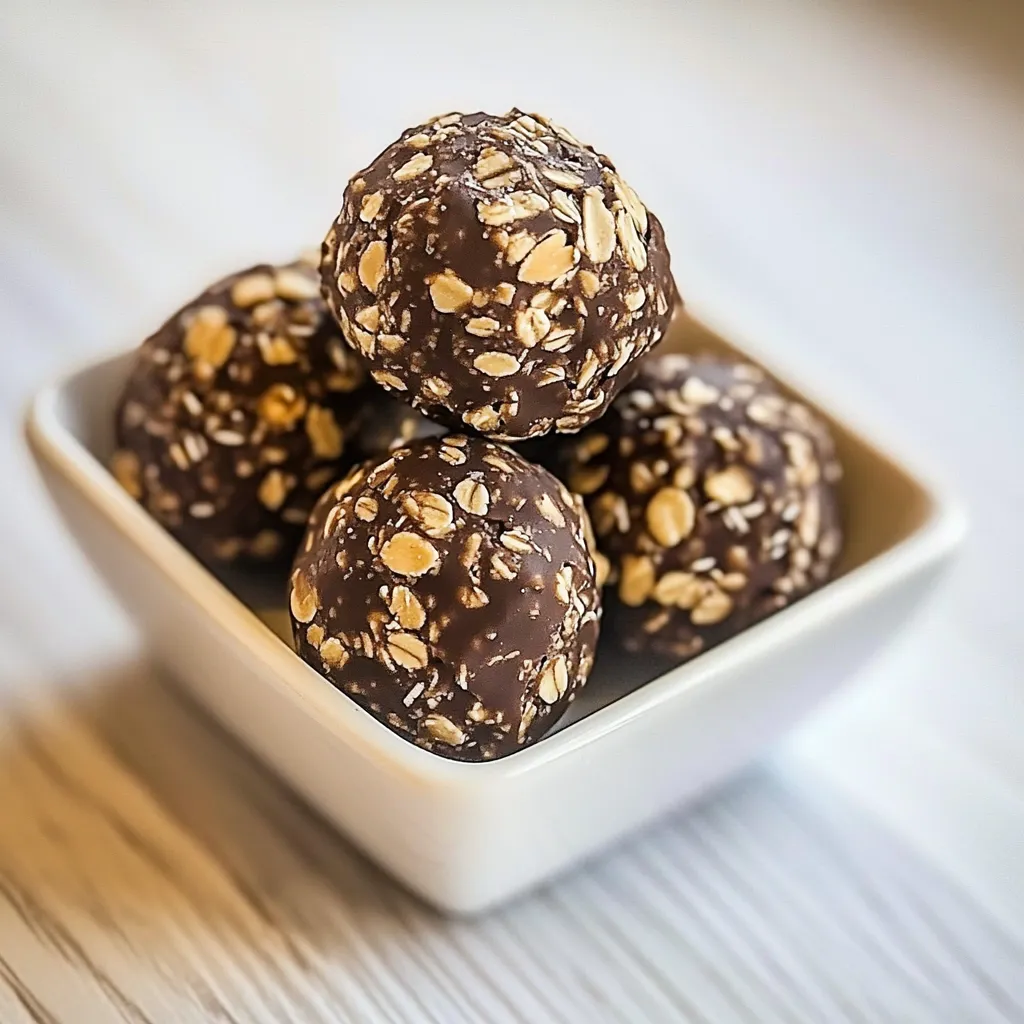 Chocolate Peanut Butter Energy Bites