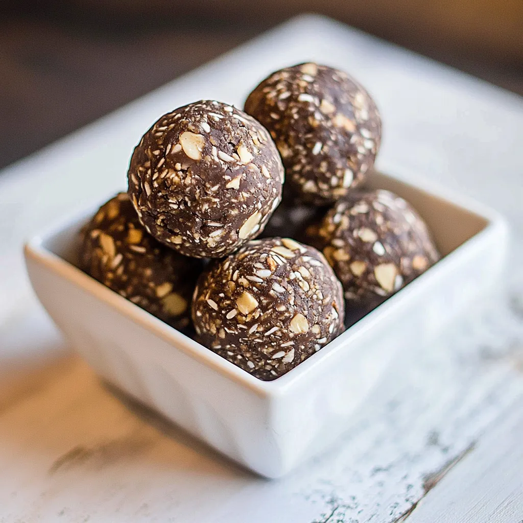 Chocolate Peanut Butter Energy Bites