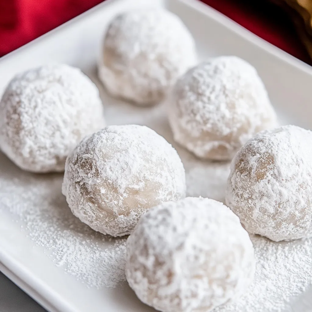 Chocolate Peanut Butter Snowballs