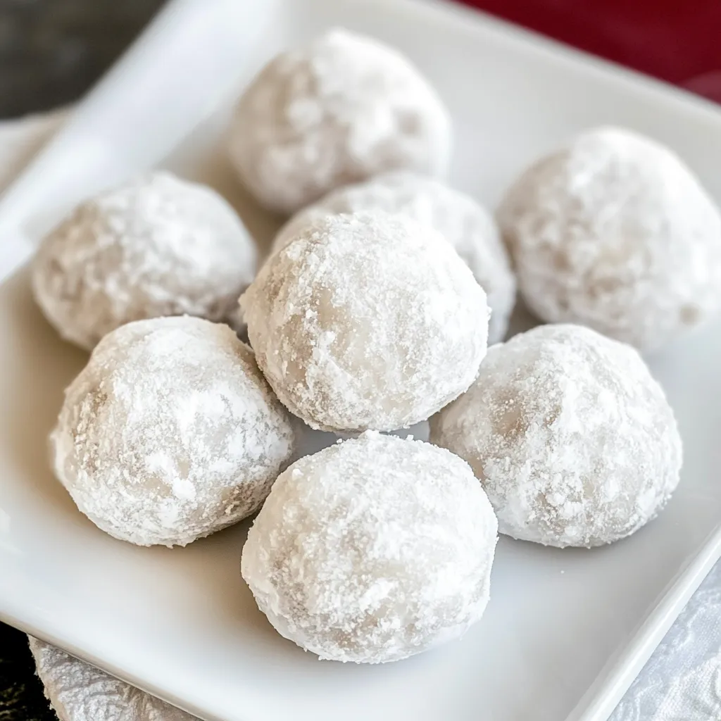 Chocolate Peanut Butter Snowballs