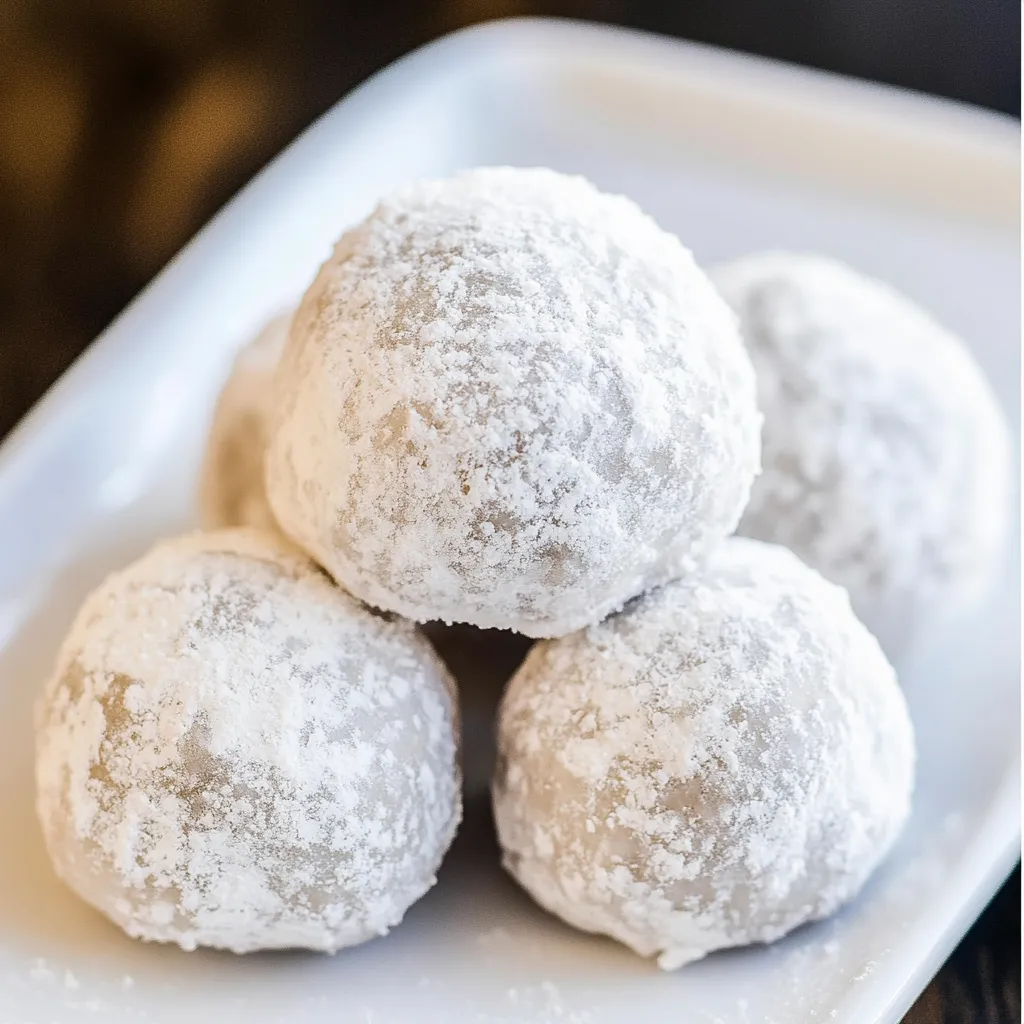 Chocolate Peanut Butter Snowballs