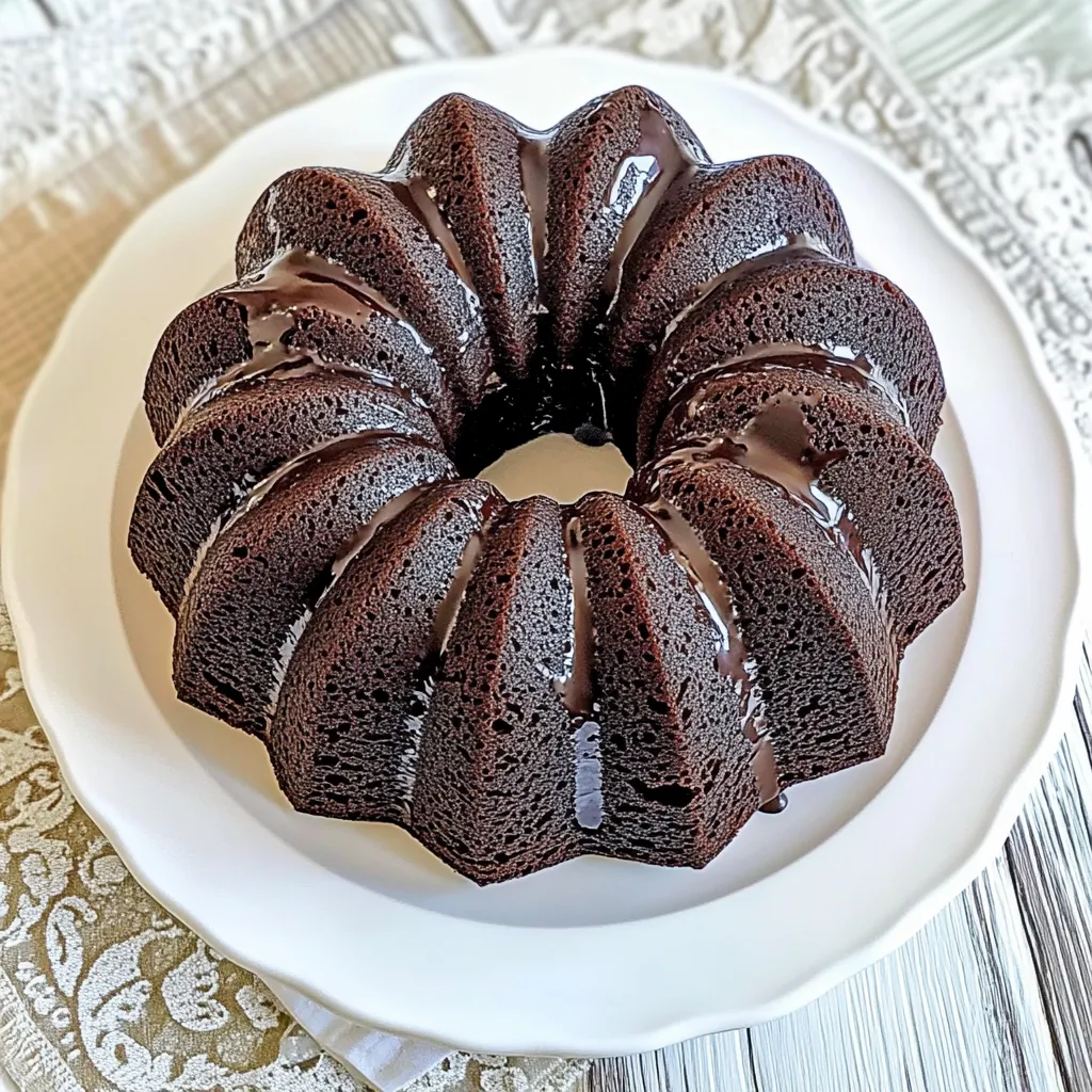 Chocolate Zucchini Bundt Cake