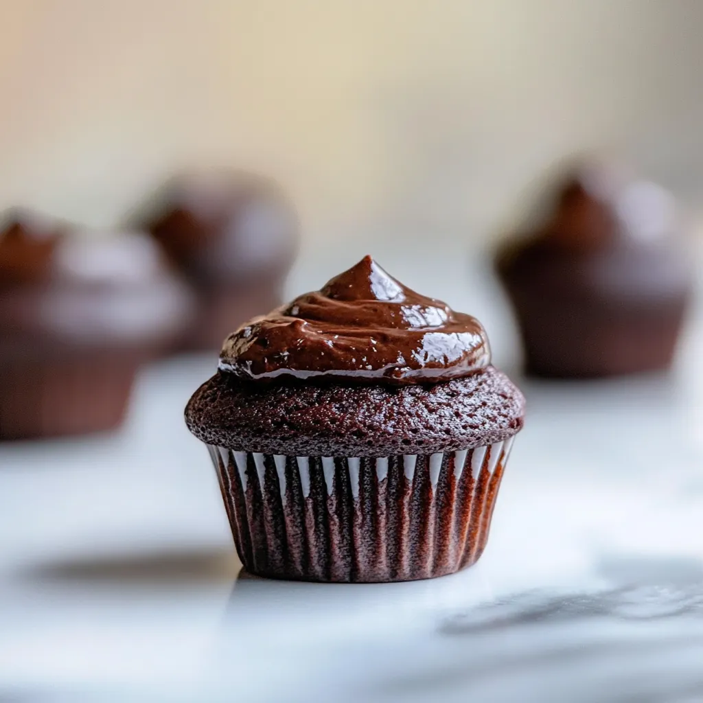 Chocolate Zucchini Cupcakes