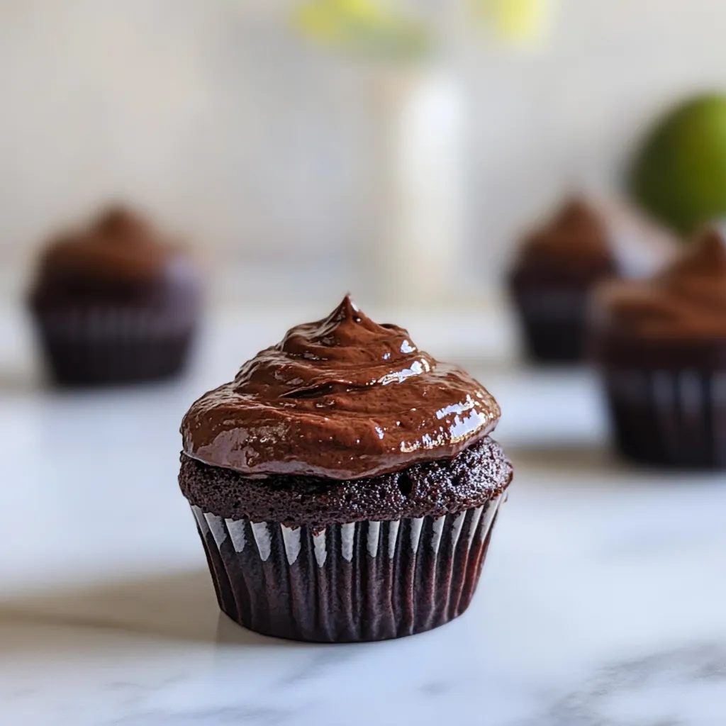 Chocolate Zucchini Cupcakes