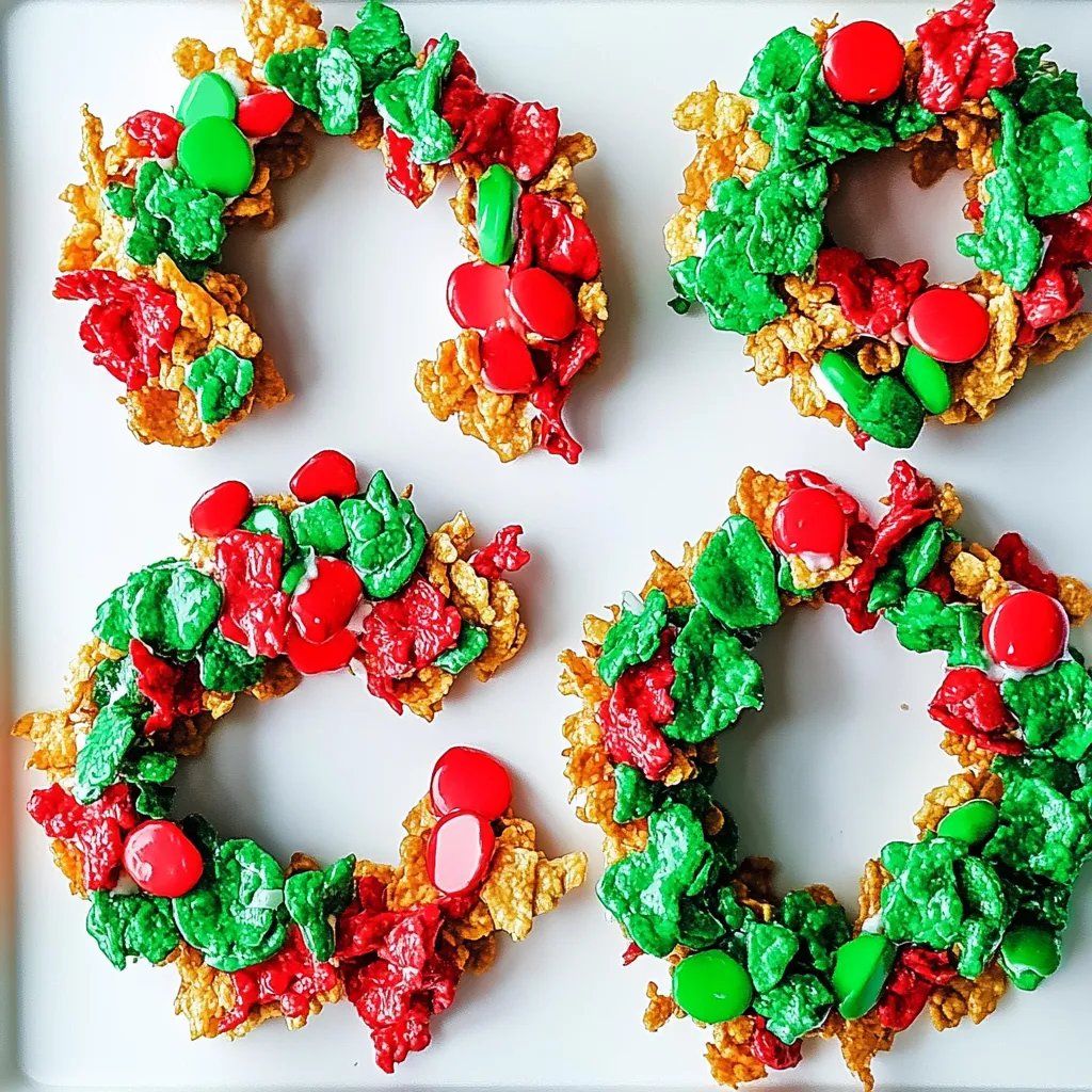 Christmas Cornflake Wreaths