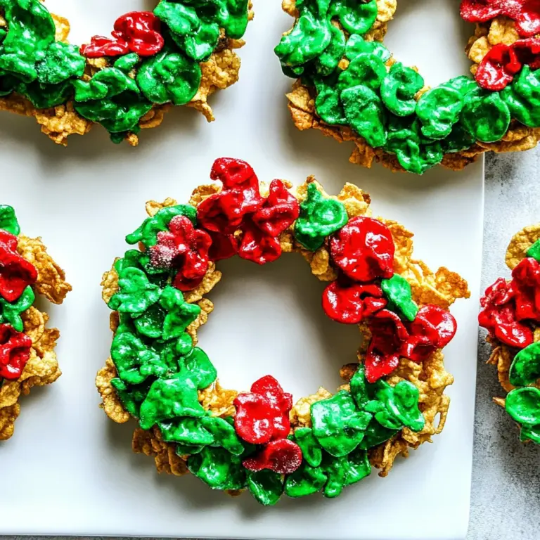 Christmas Cornflake Wreaths