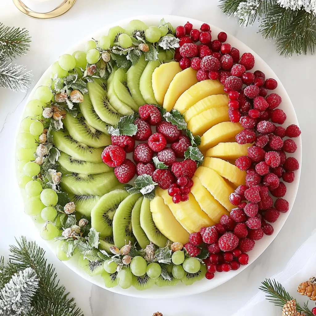 Christmas Fruit Tray