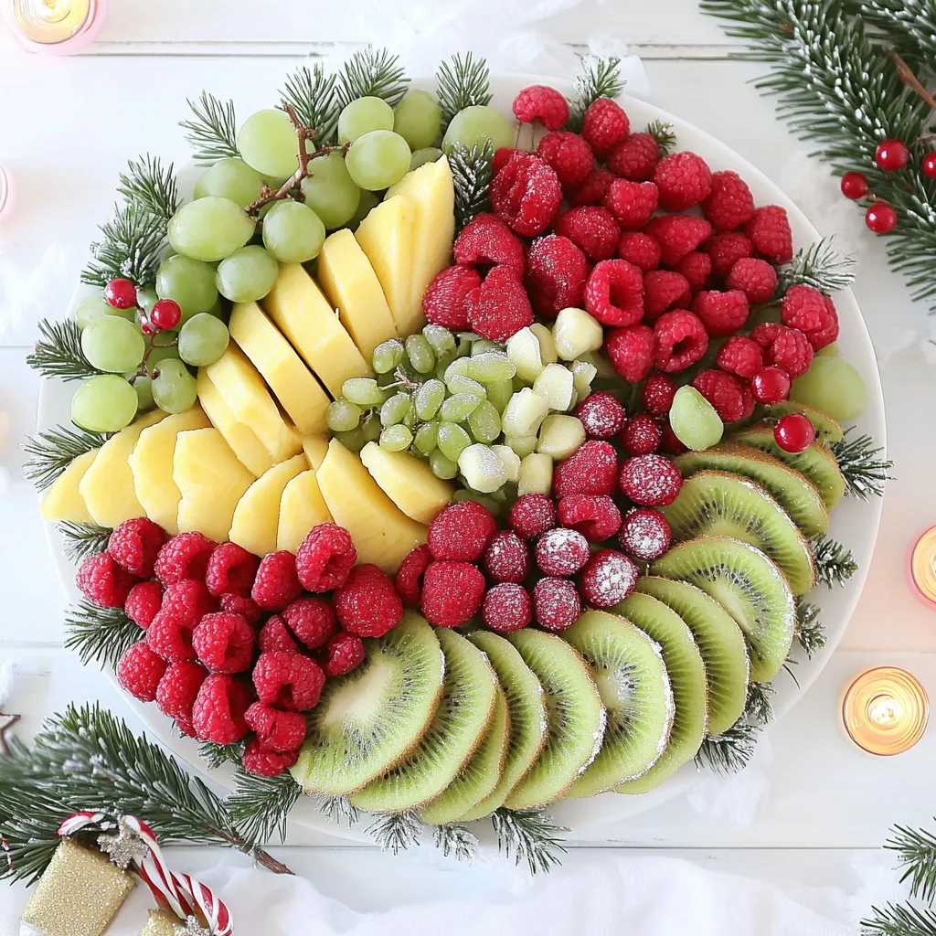 Christmas Fruit Tray