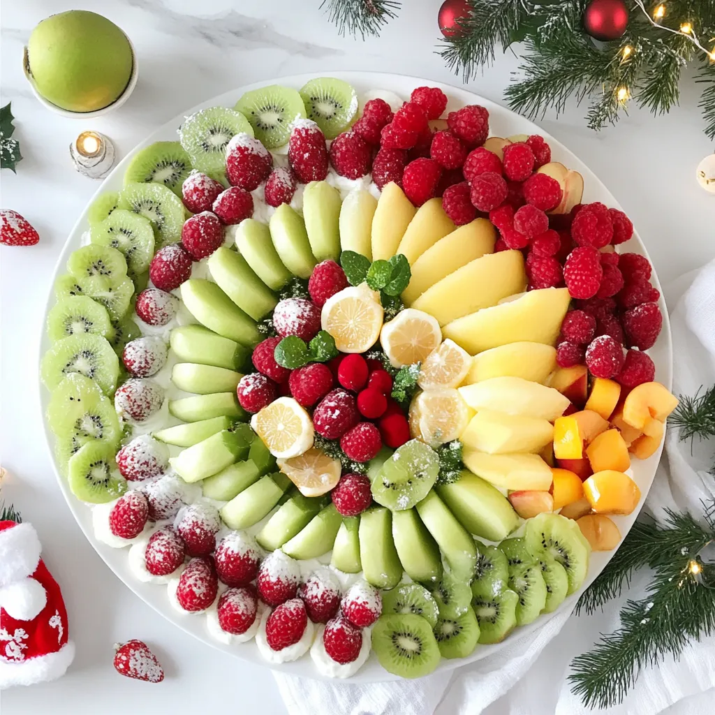 Christmas Fruit Tray