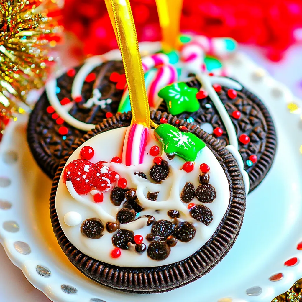 Christmas Oreo Ornaments