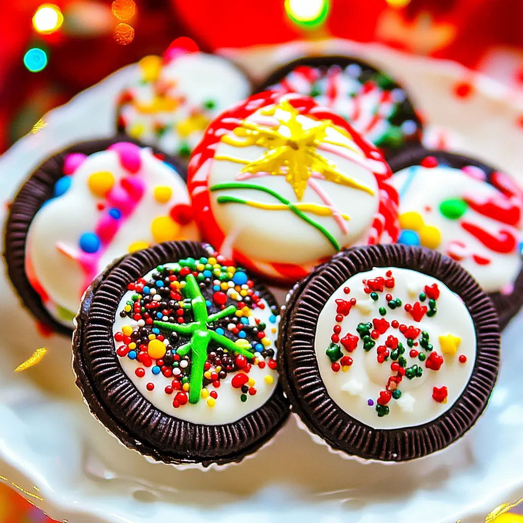 Christmas Oreo Ornaments