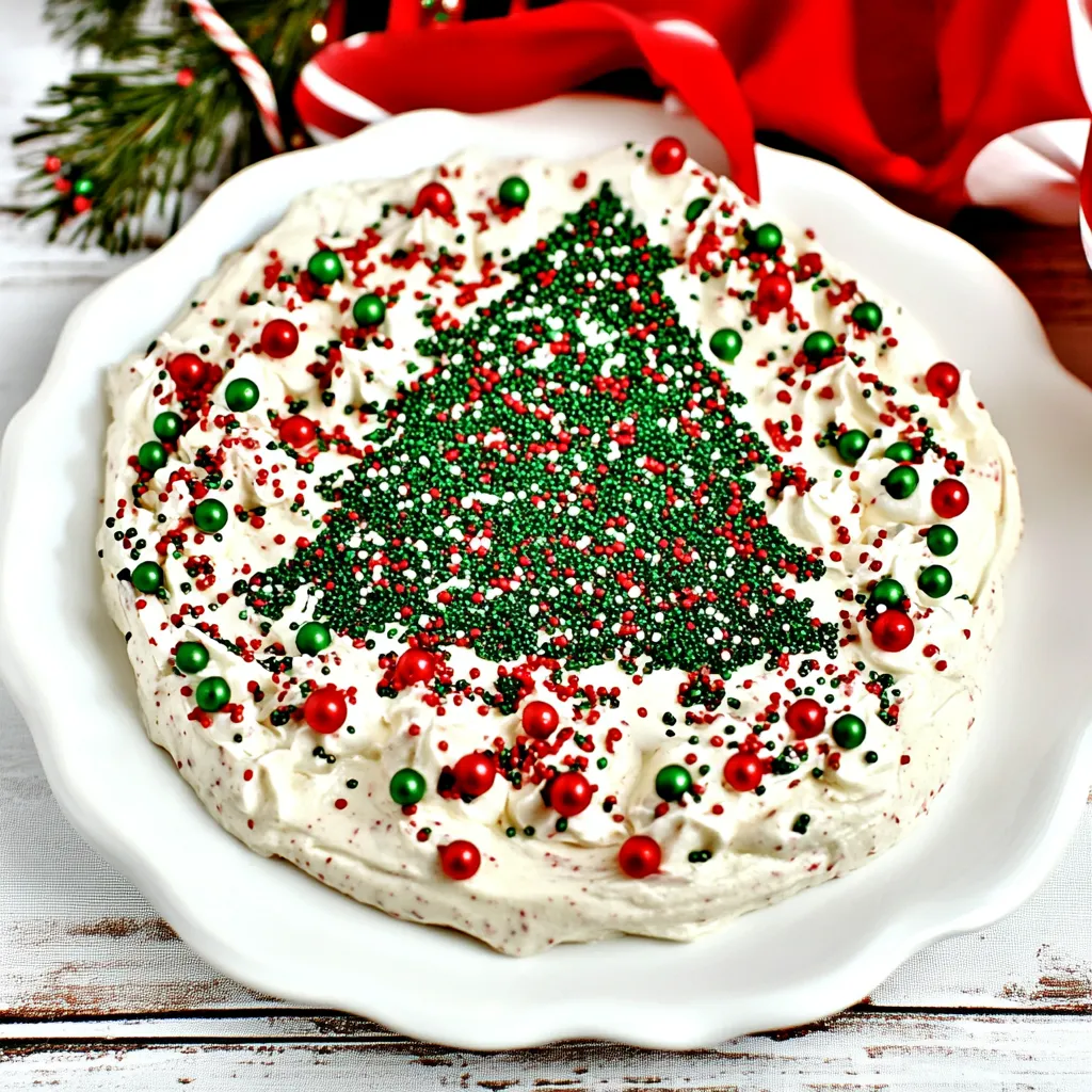 Christmas Tree Cake Dip