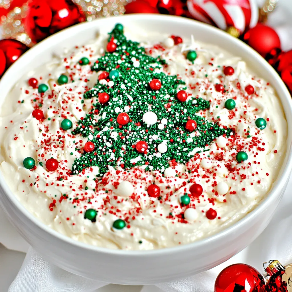 Christmas Tree Cake Dip