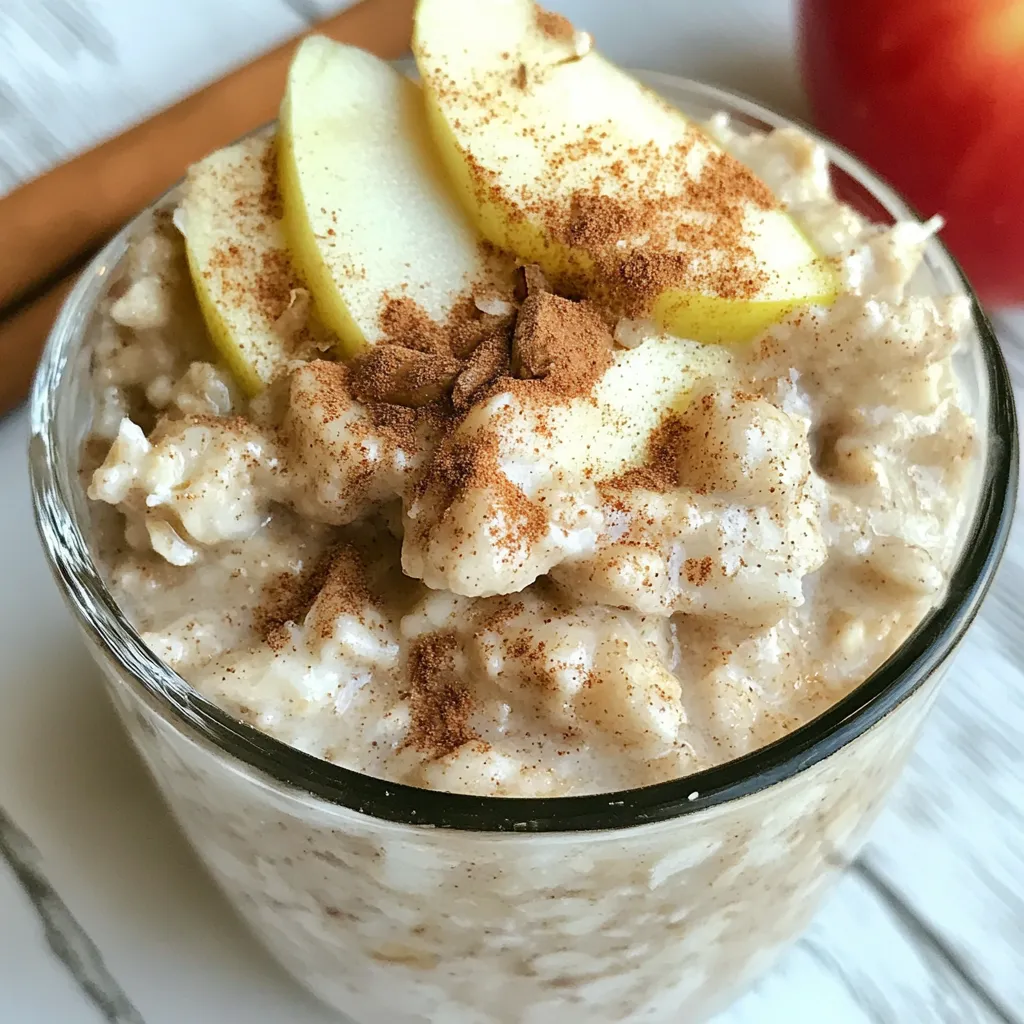 Cinnamon Apple Overnight Oats