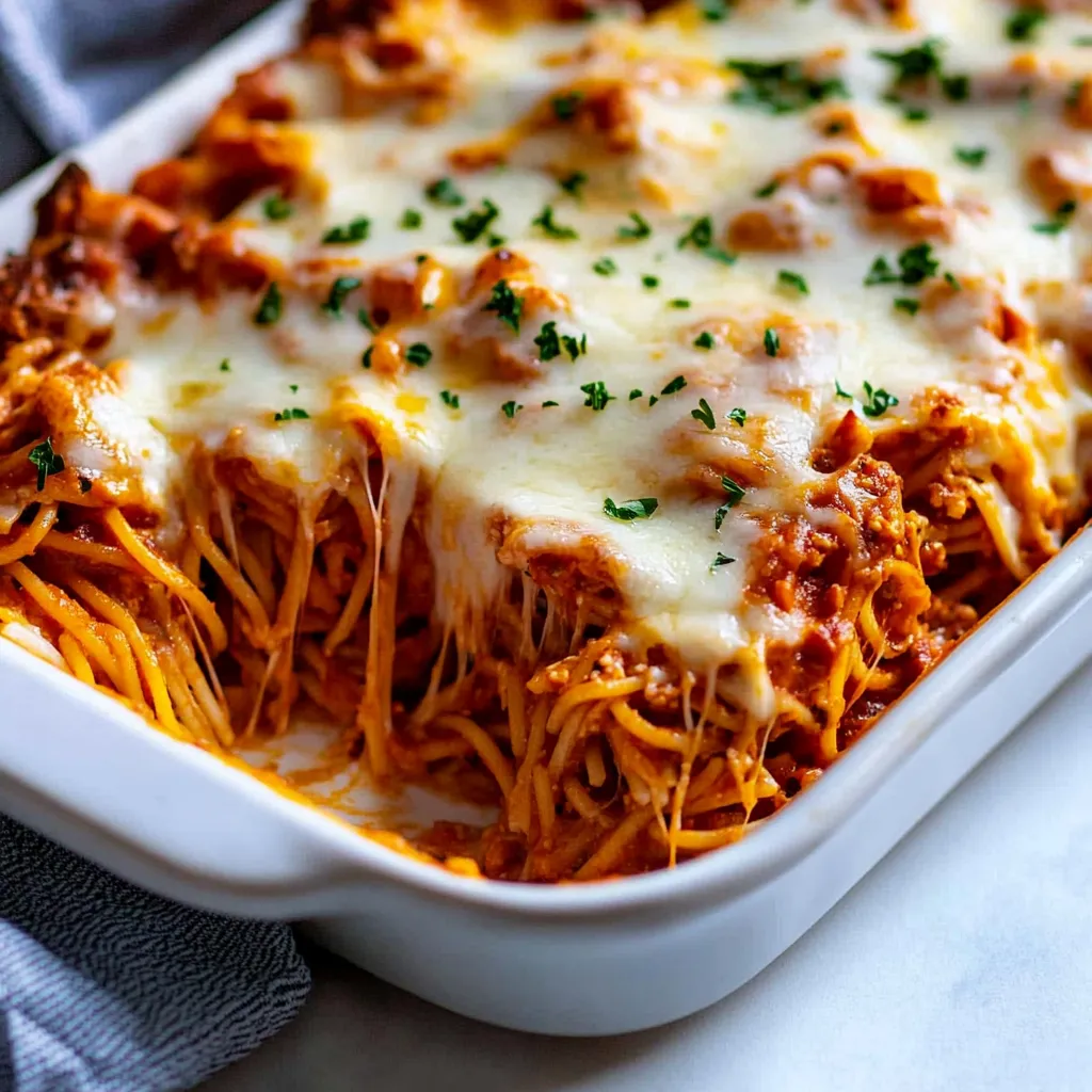 Classic Baked Spaghetti