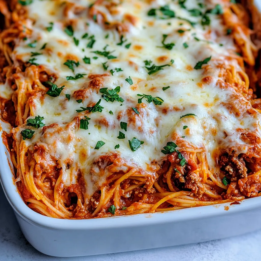 Classic Baked Spaghetti