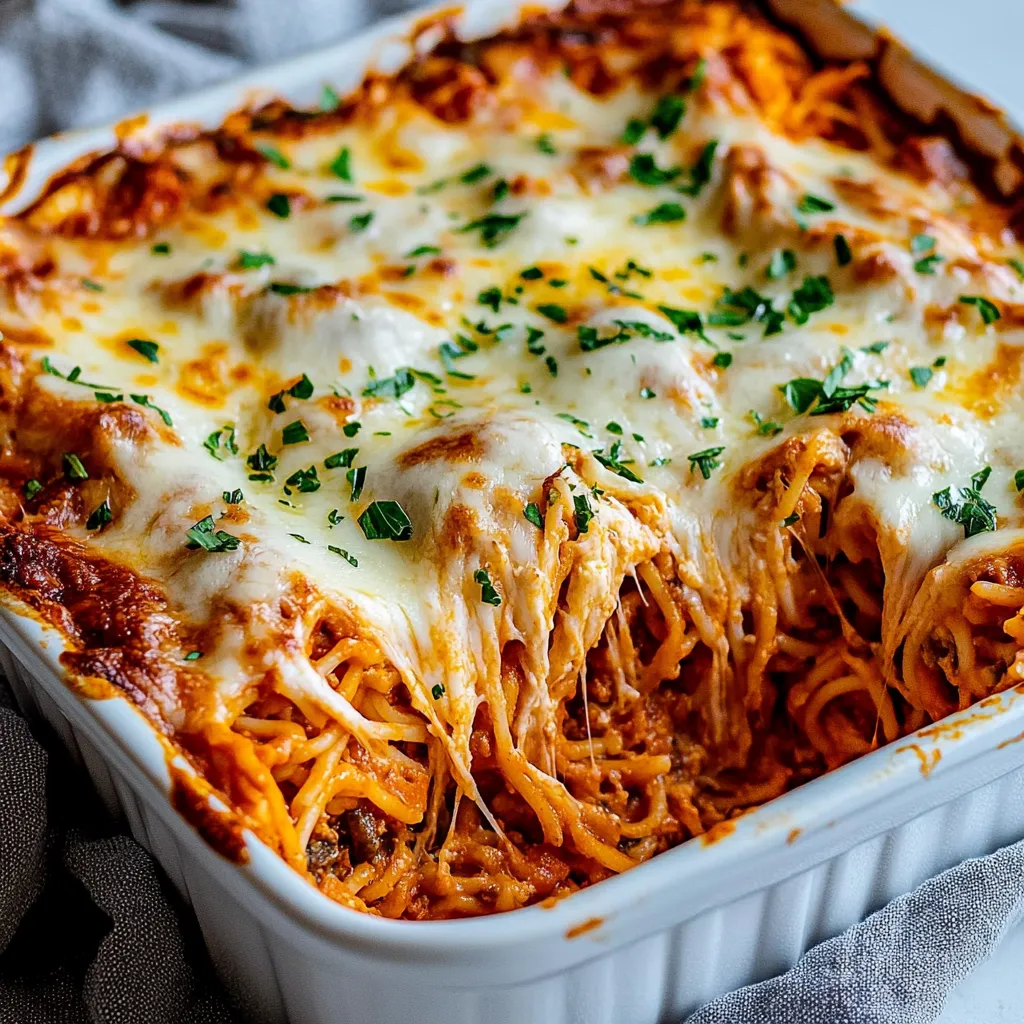Classic Baked Spaghetti