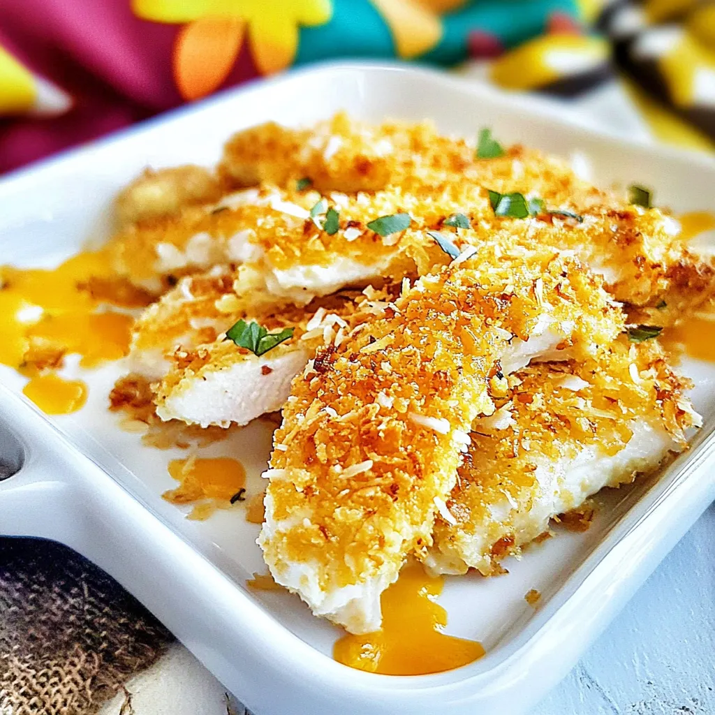 Coconut Crusted Chicken