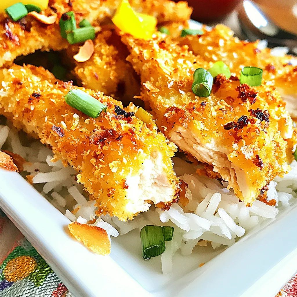 Coconut Crusted Chicken