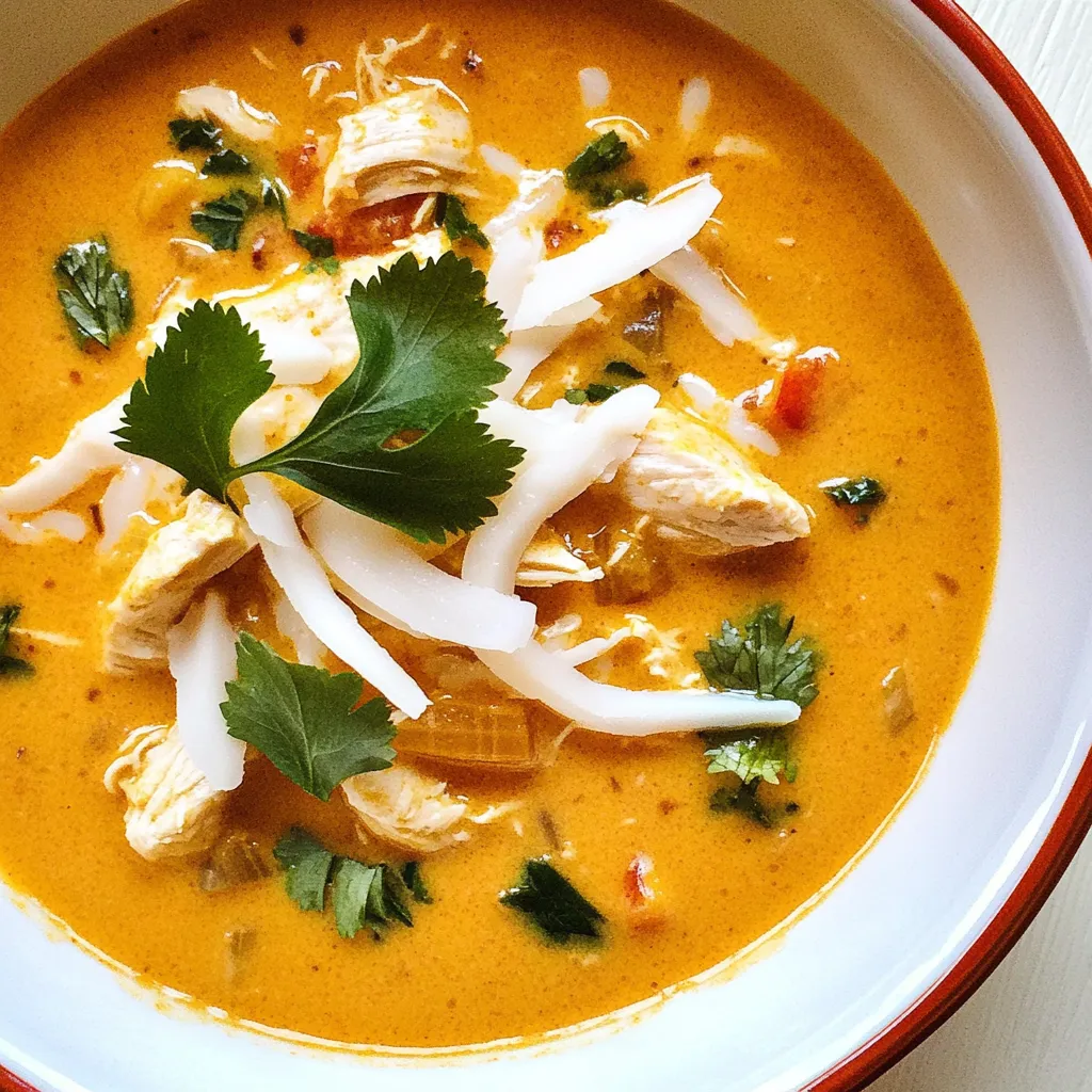 Coconut Curry Chicken Soup